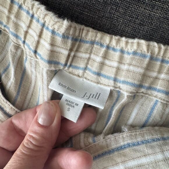 J. Jill 100% Linen Striped Pants – Size S - Picture 6 of 15